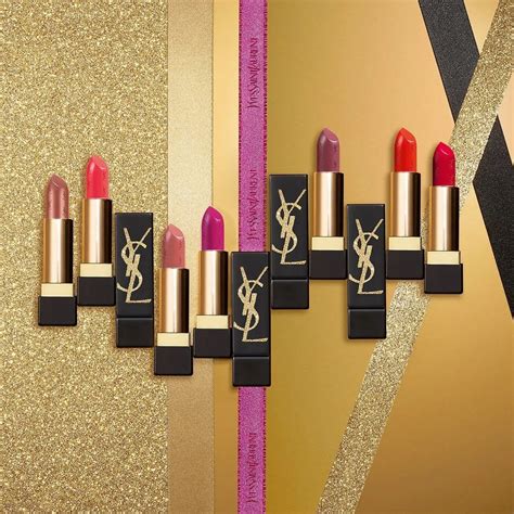 YSL gold makeup